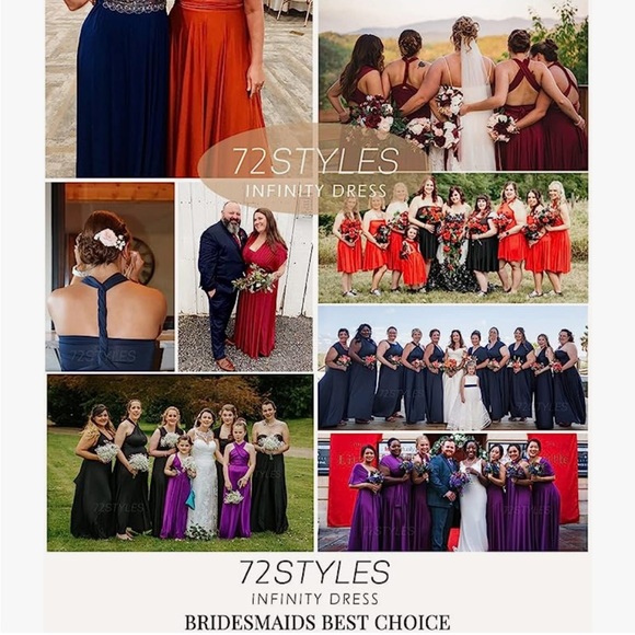 Gorgeous Infinity versatile dress!! Many different ways to wear! 🧡 - Picture 4 of 7